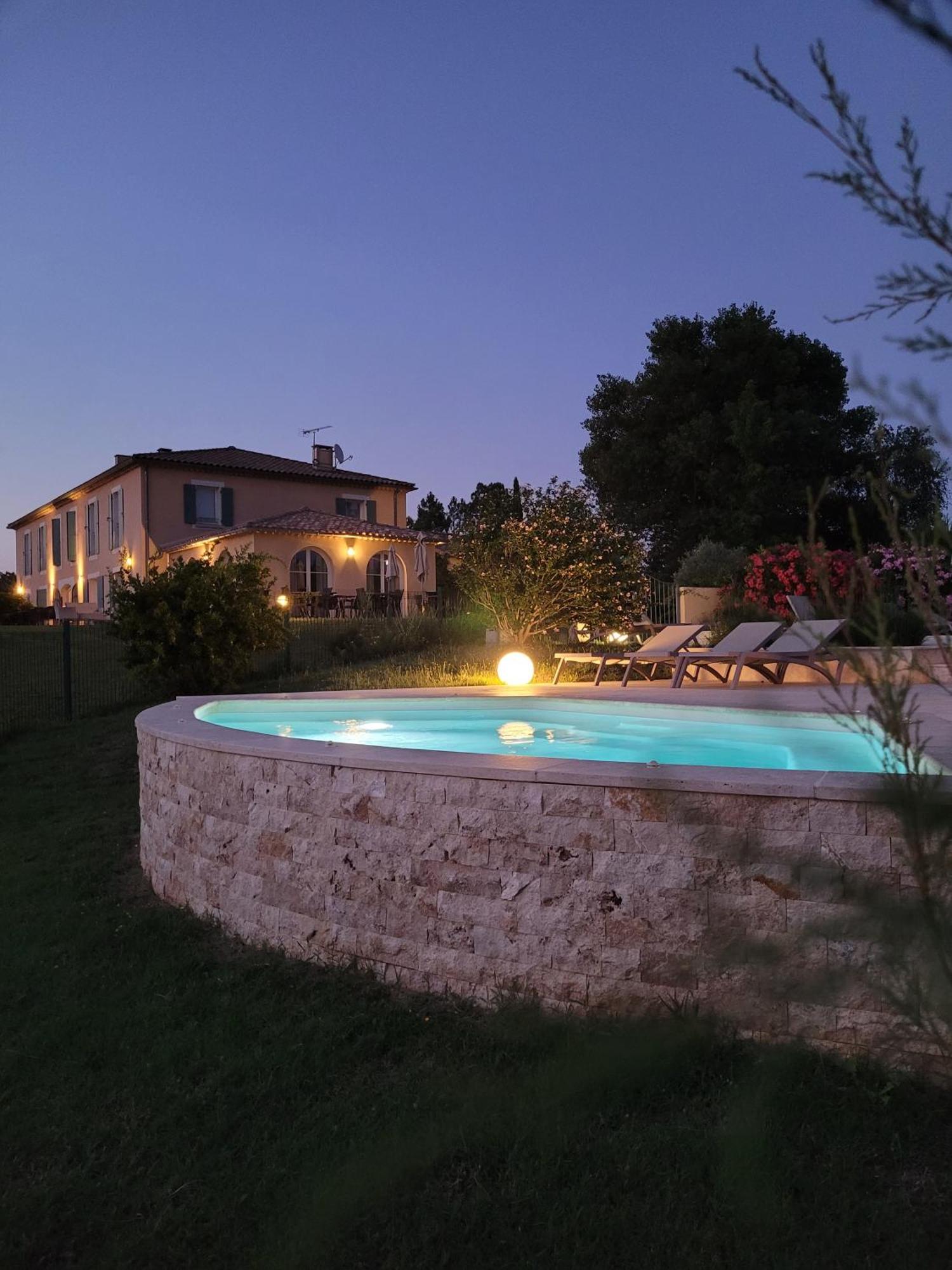 Hotel La Bastide D'Iris Vagnas Exterior foto
