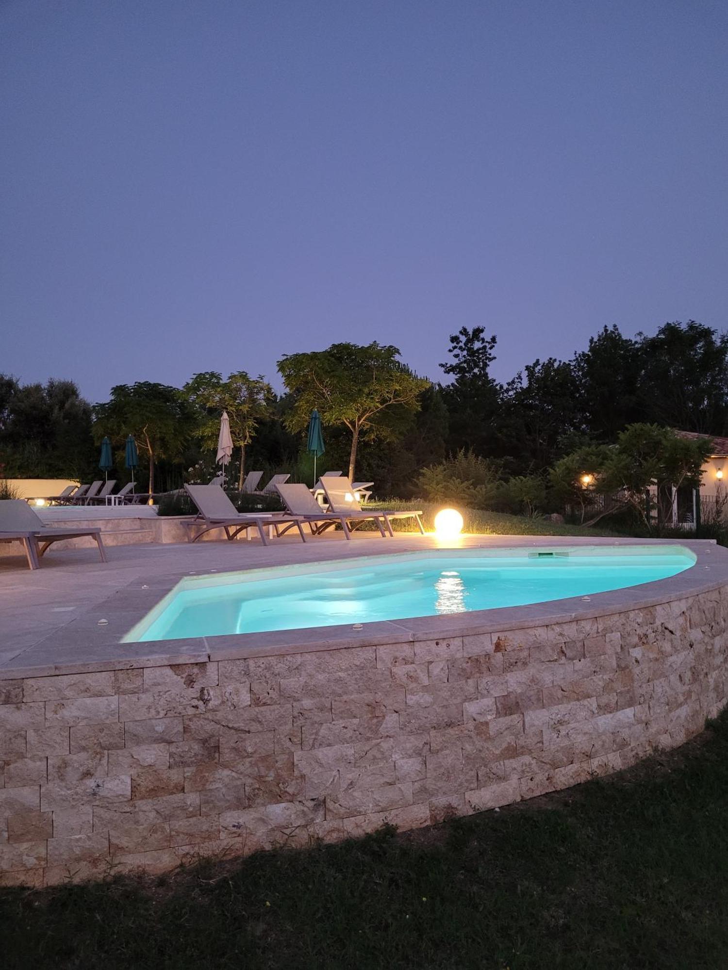 Hotel La Bastide D'Iris Vagnas Exterior foto